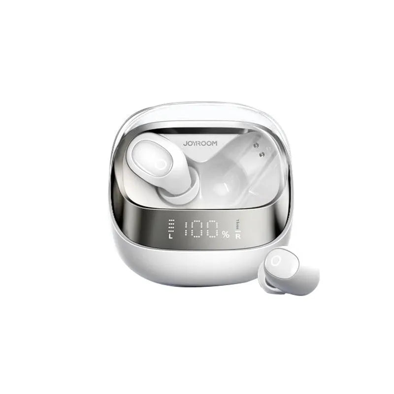 Wireless Bluetooth in-ear headphones in Dawn White colour with charging case
