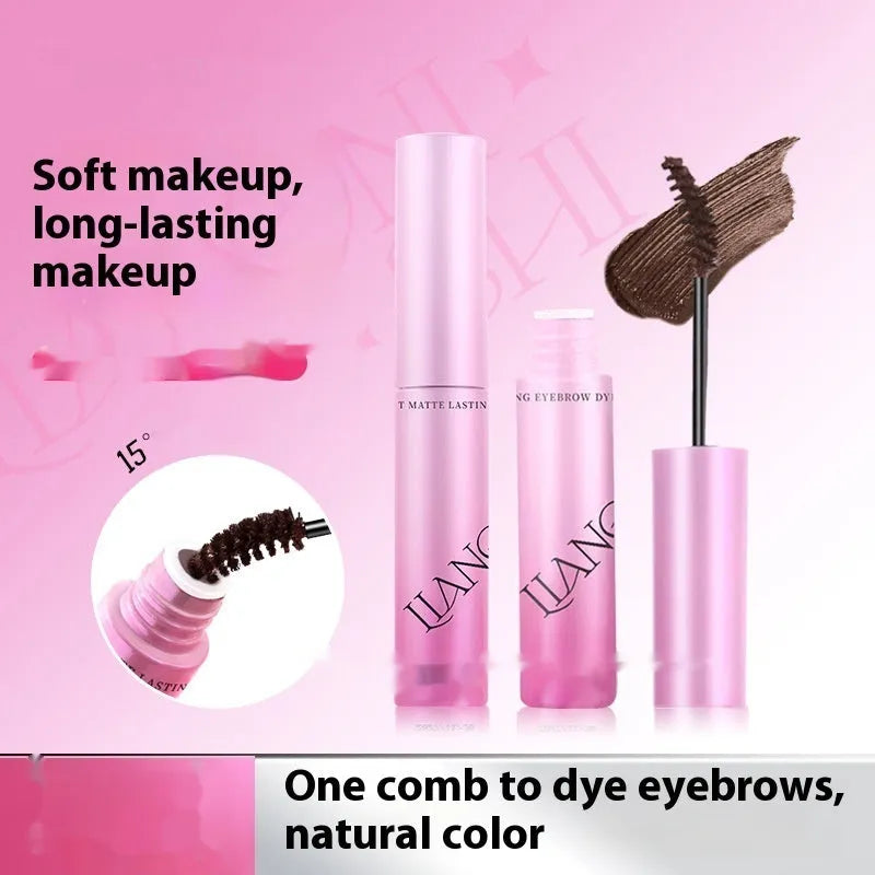 Velvet eyebrow cream pot in four natural shades including grey, brown and black colours