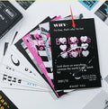 Fresh style postcard set showing two creative message designs for gift giving.
