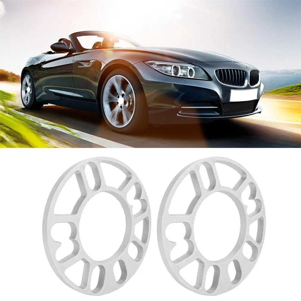 Automotive wheel hub widening gasket spacer in multiple thickness options for wheel modification