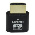 Graphics card HDMI virtual display adapter with 26.5mm plug in multiple metallic finishes