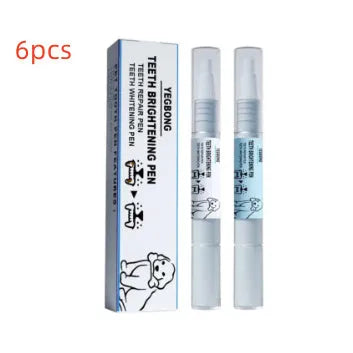 Yegbong pet teeth whitening pen with dental brush applicator for dogs and cats.
