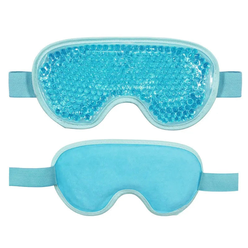 White portable rechargeable eye compress and atomisation cleaning device with included eye mask.