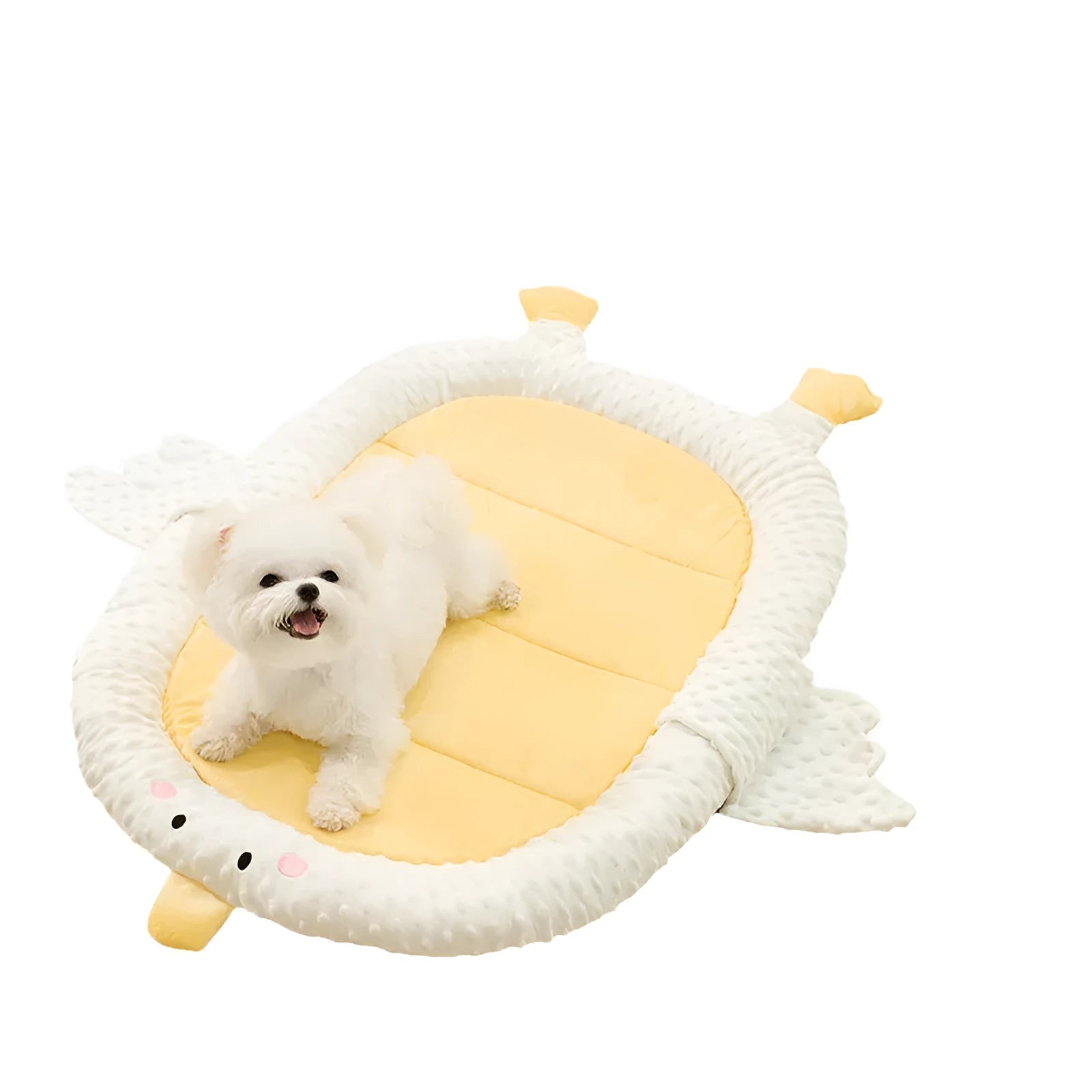 Bedsure grey waterproof orthopedic dog bed medium size with removable cover