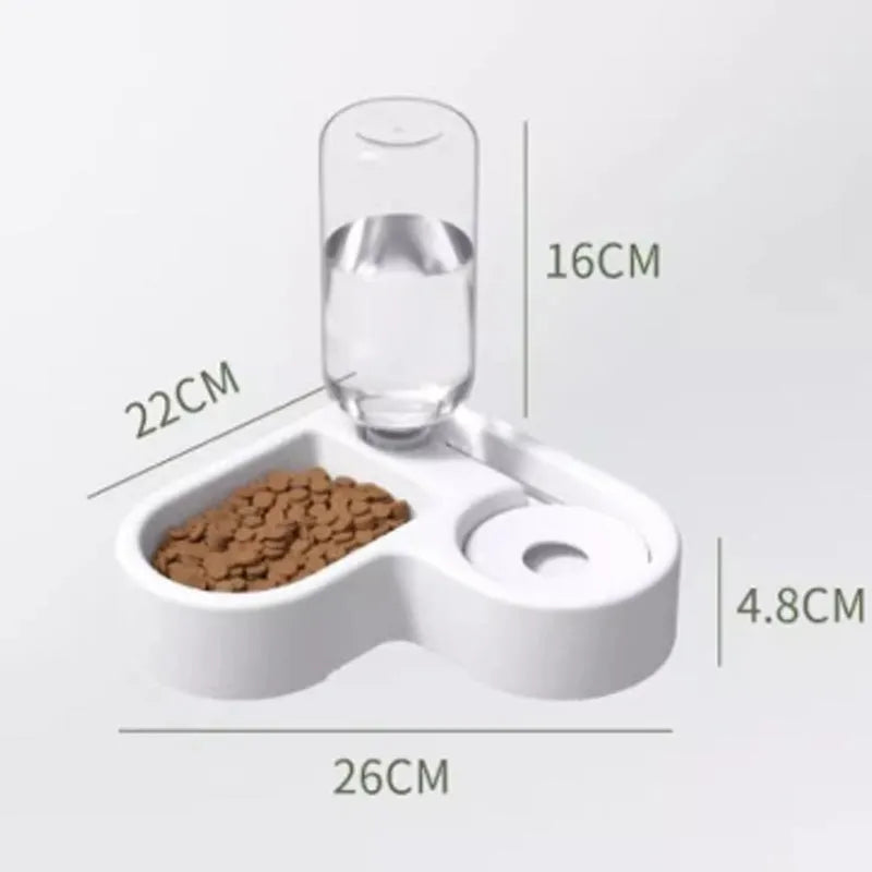 Stainless steel indoor pet water fountain for cats and dogs with 2-litre capacity.
