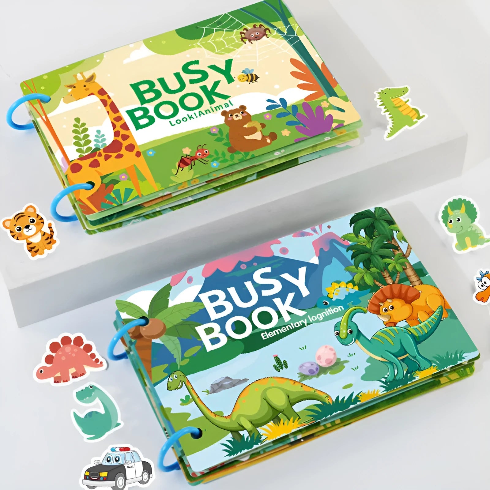 Educational toys books set for children 3-6 years made from paper with multiple learning versions