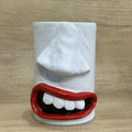 Colourful resin tissue box cover with American style decoration on desk