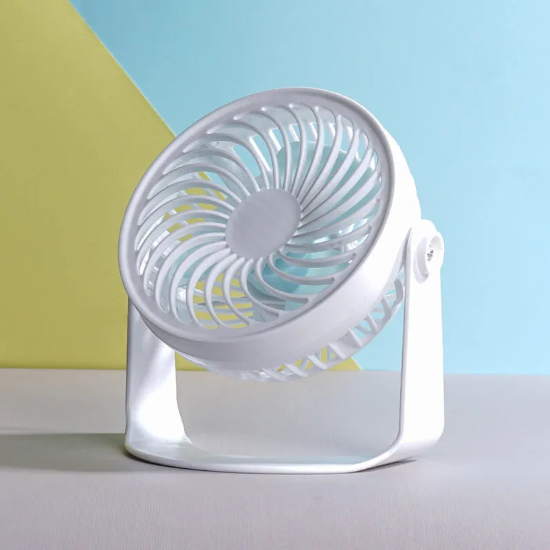 USB portable desk fan with brushless motor in clip and floor standing configurations