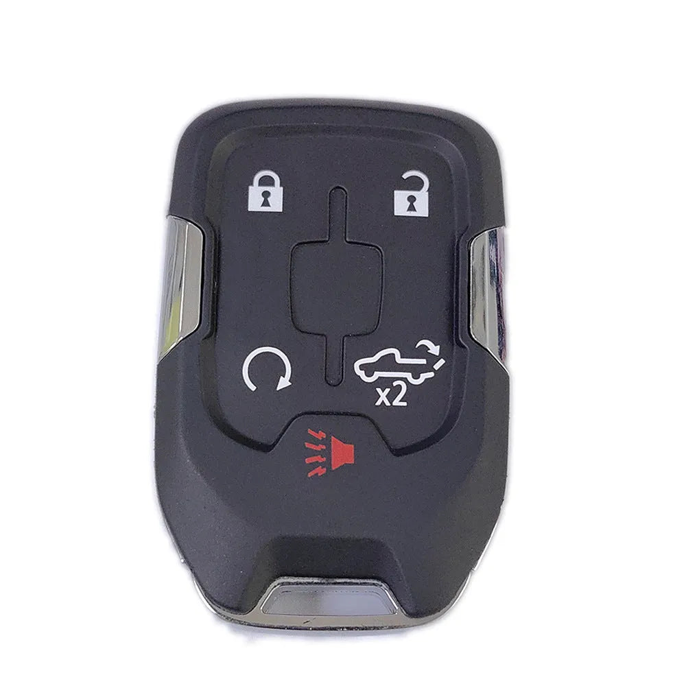 Black ABS plastic 5-key smart key remote control shell for Chevrolet Silverado Sierra 2019-2022