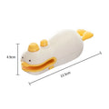 Small yellow duck rechargeable plastic sealing machine with animal jacquard pattern and USB charging cable