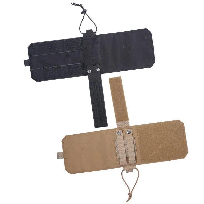 Adjustable outdoor heat-holding bottle cover in Oxford cloth with PU lining, shown in black and khaki colour options