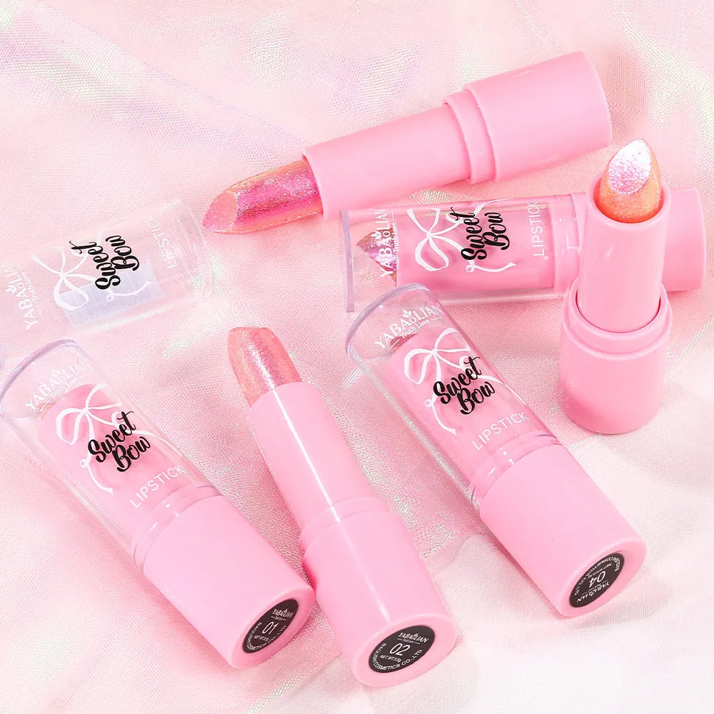 Sweetheart Bow XINGX Diamond Lipstick in Starlight Diamond series showing six colour options