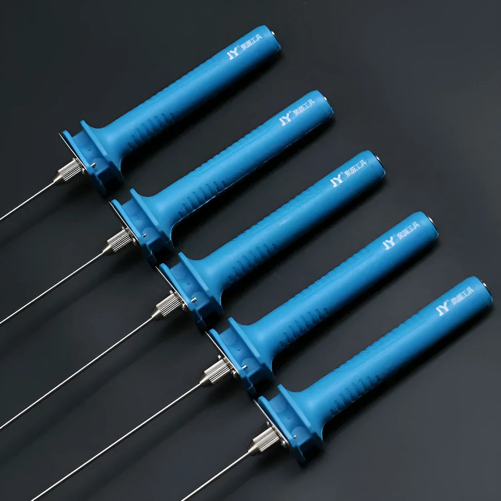 Blue plastic handle electric heating cutter pen for foam polystyrene cutting with power adapter