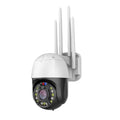 5MP dome surveillance camera with 360 degree rotation and night vision for outdoor security
