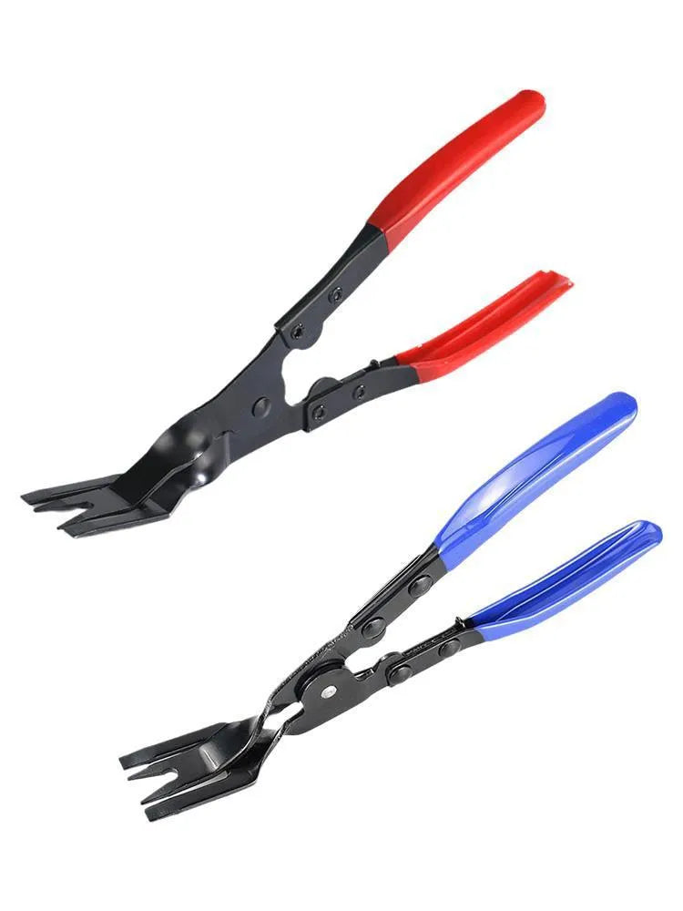 Blue car universal disassembly separator pliers with 240mm length for automotive trim removal
