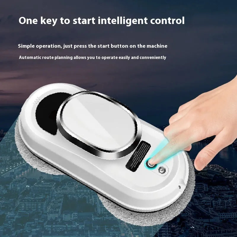 White W11 automatic high-altitude window cleaning machine with remote control and accessories