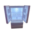 White plastic candy toy miniature model with light feature on display