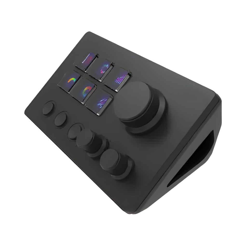 Visual Keyboard N3 universal silicone keypad in black and white with 2m cable and mounting bracket
