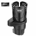 Car cup holder modification with carbon fibre matte finish for vehicle console storage