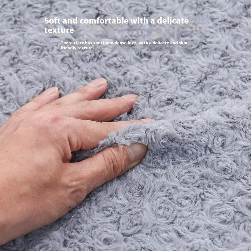 Grey fabric-covered indoor kennel for medium to large dogs showing three size options
