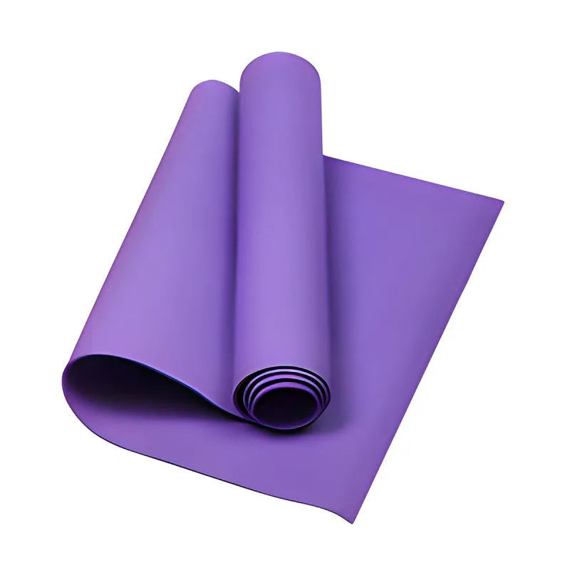 Portable EVA foam yoga mat 175x61cm in blue for home yoga nap and dance