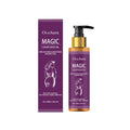 A 100ml bottle of luxury body oil containing sweet almond oil and botanical extracts