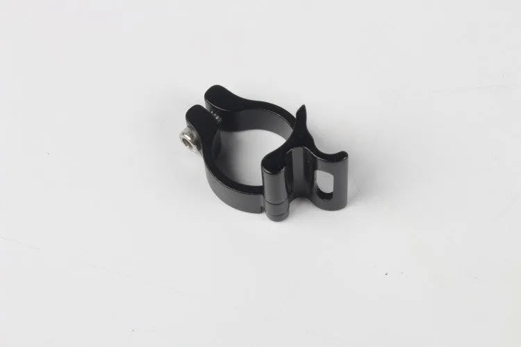 Black aluminium alloy vehicle clamp ring with 28.6mm diameter