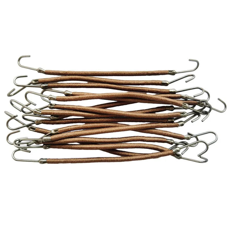 Wig double hook hair tool in solid colour with double-hook design for styling