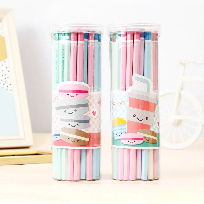 Basswood thermal transfer pencil with six-angle rod design on drafting paper