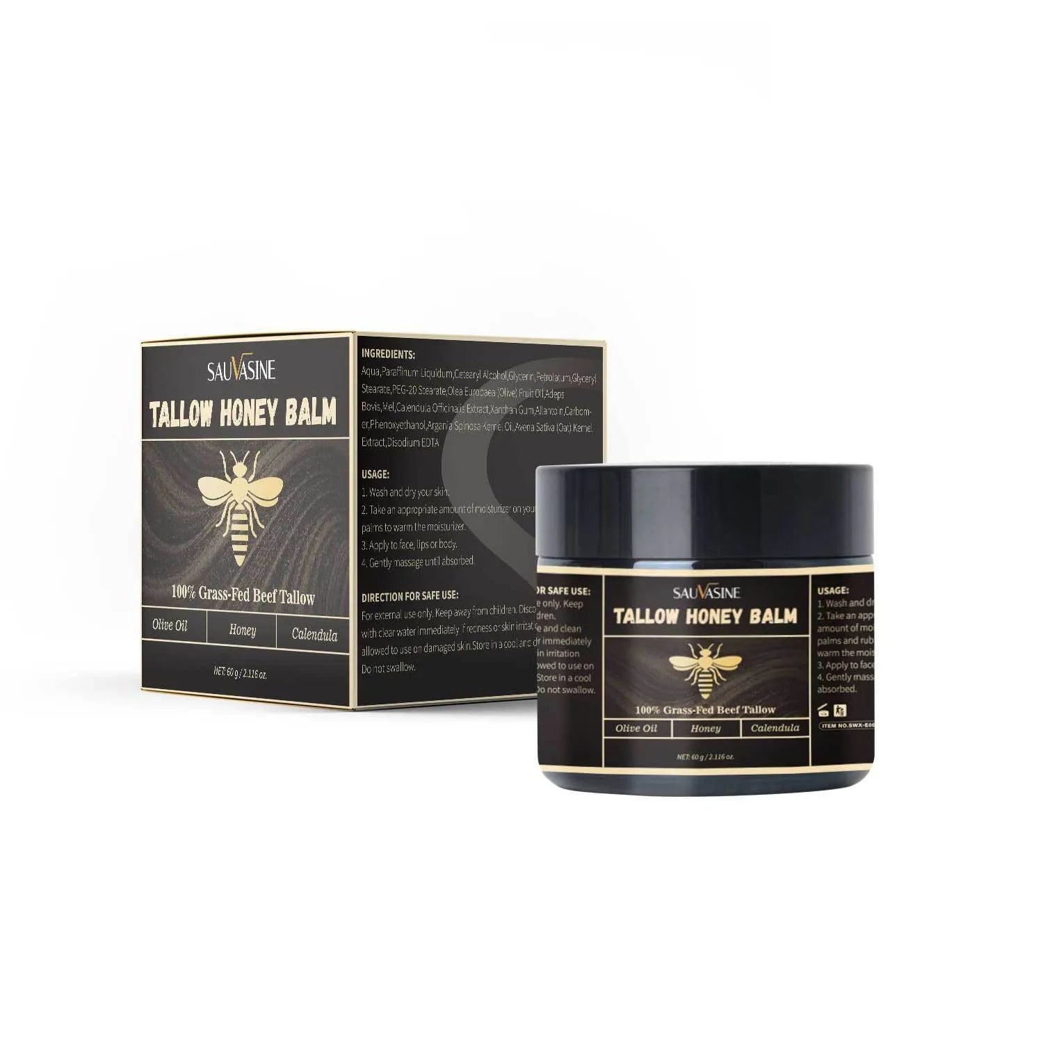 Butter Honey Cream 60g jar facial moisturiser for dry and combination skin