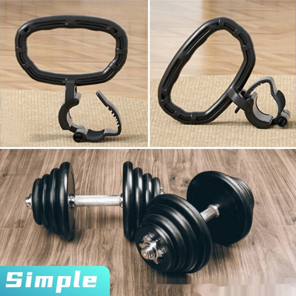 Black PP adjustable kettlebell handle with 21x19cm dimensions for home strength training