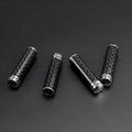 Set of four carbon fibre car interior door handle decorative covers for direct replacement