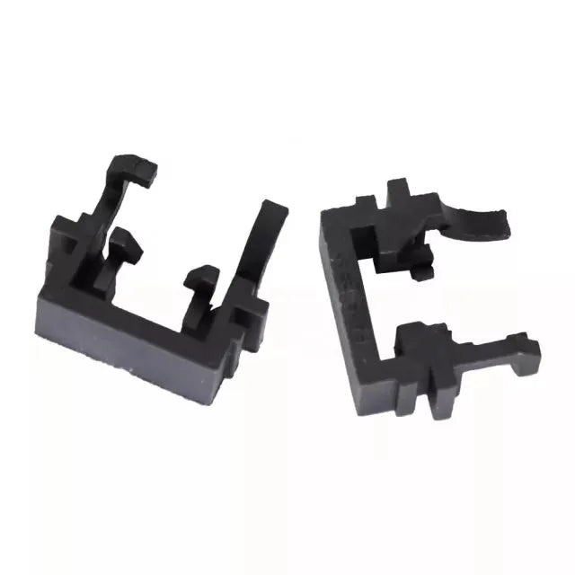 Black plastic LED headlight conversion bracket for Ford Focus Mondeo Fiesta vehicles