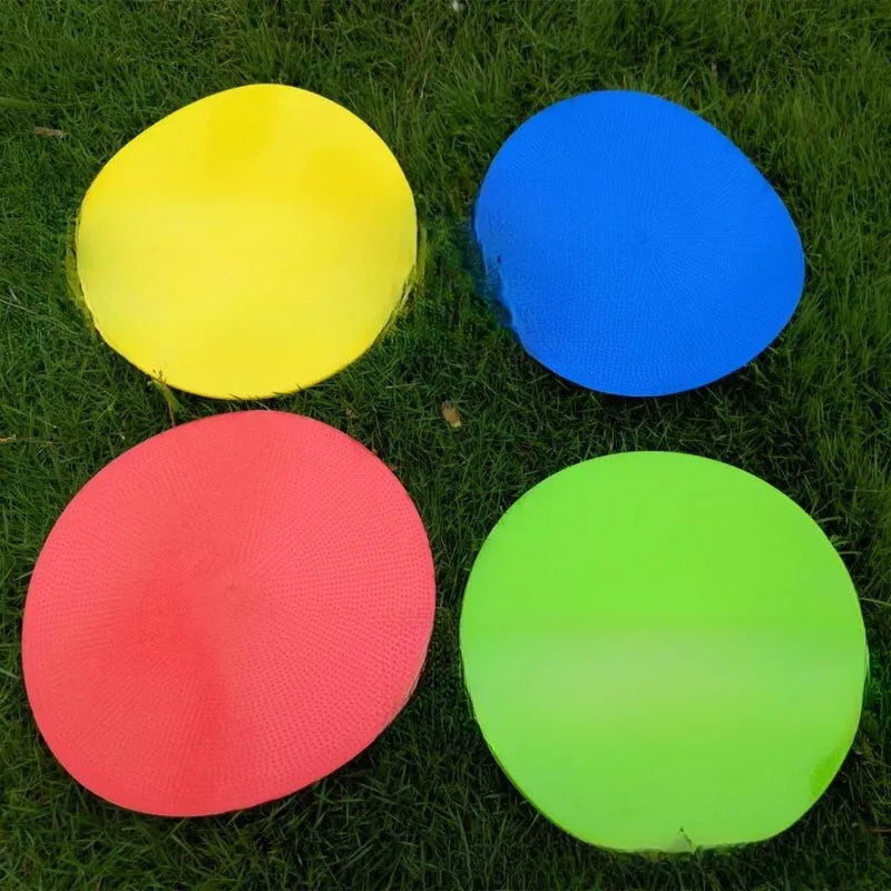 23cm diameter multi-colour football landmark pad flat disc for field sports training