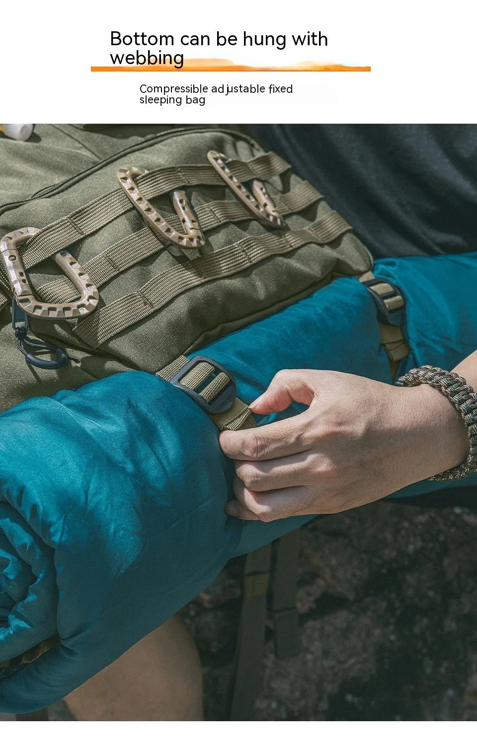 Army green tactical backpack with 17-inch size and breathable back panel
