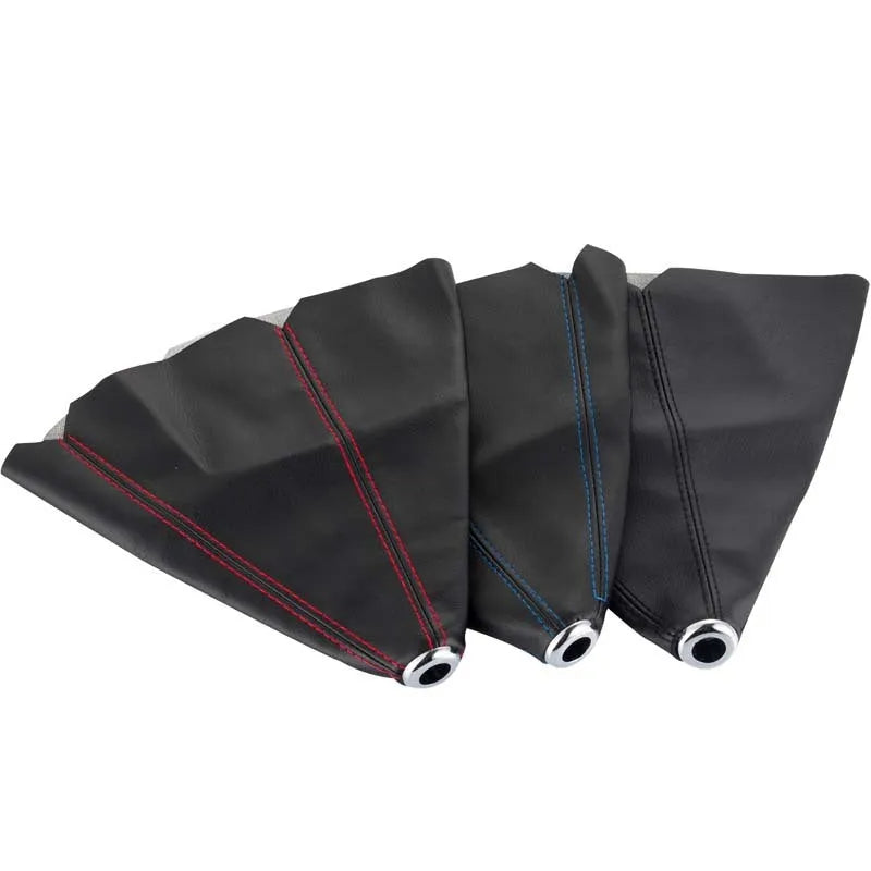 Black PU leather gear lever dirt-proof cover for General Motors vehicles