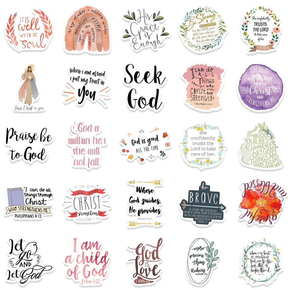 Graffiti stickers pack of 50 random pattern designs for decorating laptops and personal gear