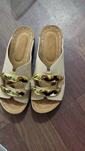 Roman style platform sandals in black, flat heel, breathable casual flip-flops