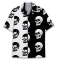 Men's summer Hawaiian shirt with Cuban collar design in digitally printed polyester fabric