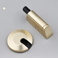 Zinc alloy invisible door stopper in six colour options for modern bedrooms
