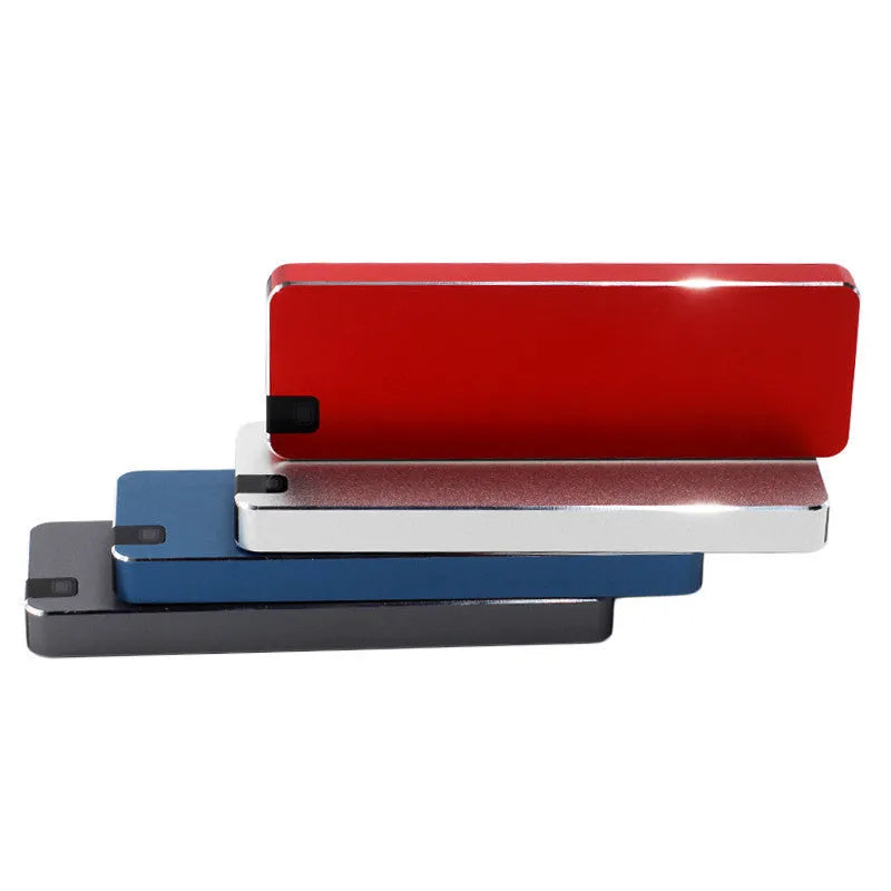 Portable solid state hard disk with metal shell and USB 3.1 interface in multiple colour options