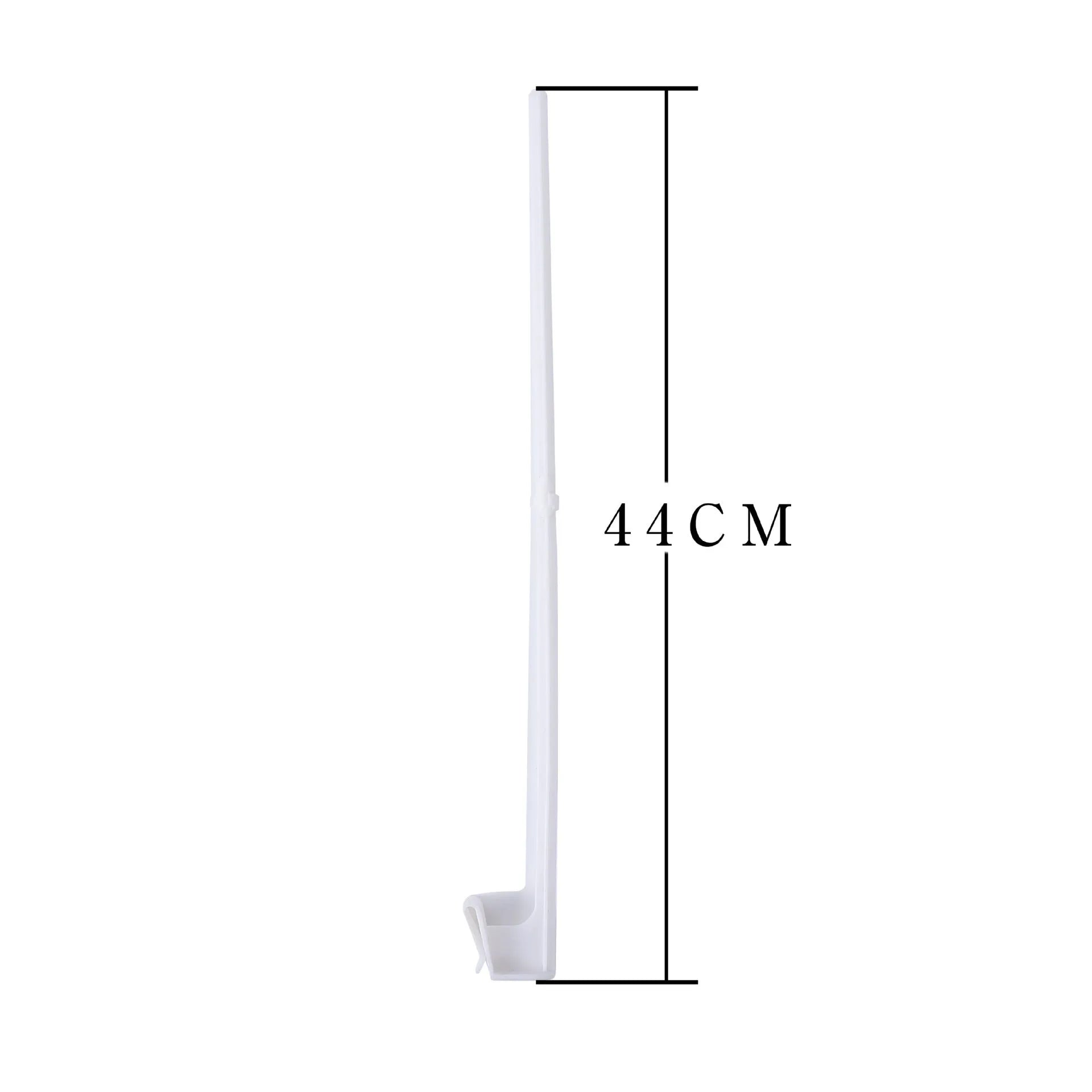 White PP plastic car window flag bracket set with 10 pieces for vehicle display
