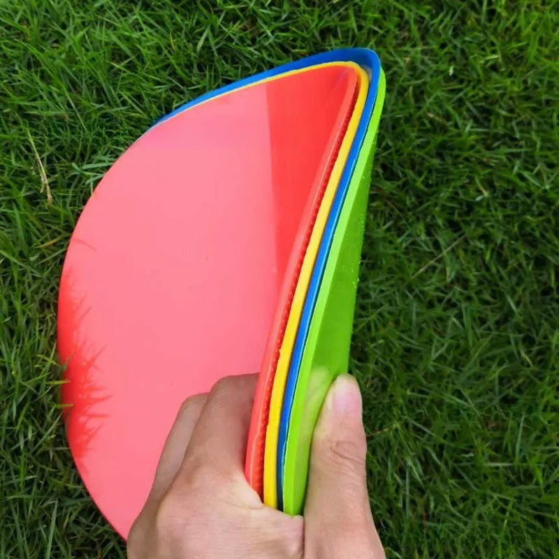 23cm diameter multi-colour football landmark pad flat disc for field sports training