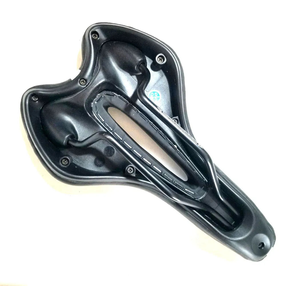 Bicycle saddle cushion with waterproof cover and installation tools including wrench and tyre patch kit
