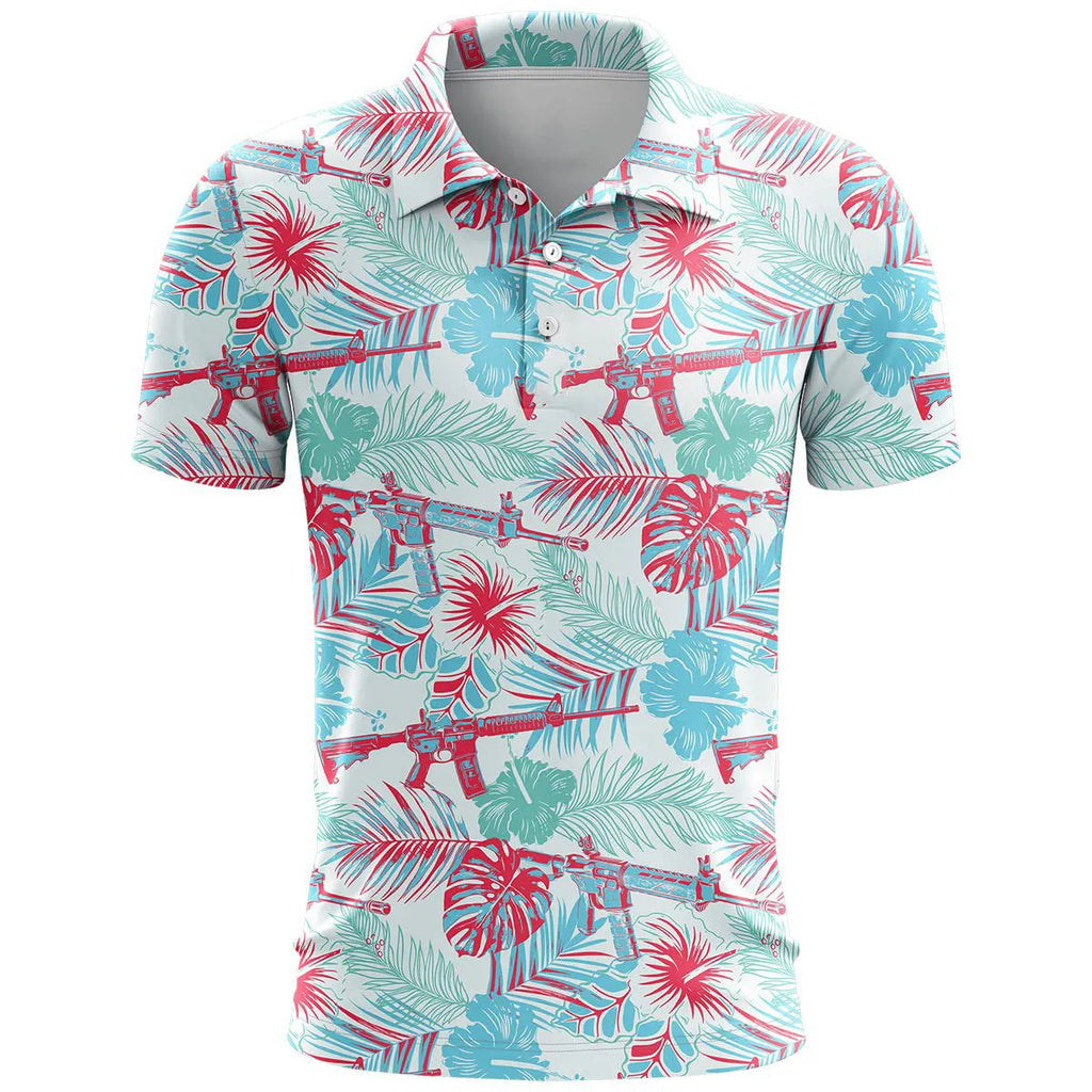 3D printed pattern sports short sleeve top in bird eye cloth fabric showing loose fit design