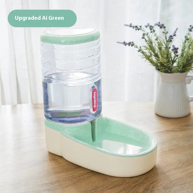 Automatic pet water fountain 3.8L large capacity dispenser in blue grey green pink for cats and dogs