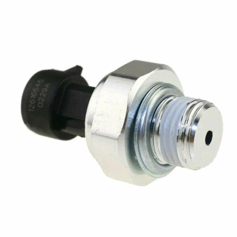 Oil pressure sensor for Buick and Chevrolet vehicles, replacement for part numbers 12573107 and 12677836.