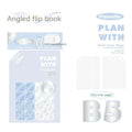 Artsy ins style salt series student draft notebook showing oblique angle design with 60 sheets