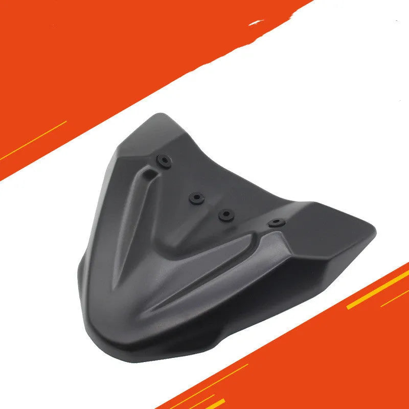Black ABS fixed wind front wing for KTM Adventure motorcycles