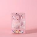 Pet cat wearing princess crown headdress with beige crown veil accessory